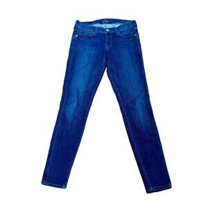 Lucky Brand Womens Jeans 4/27A Charlie Skinny Dark Wash Premium Italian Stretch￼